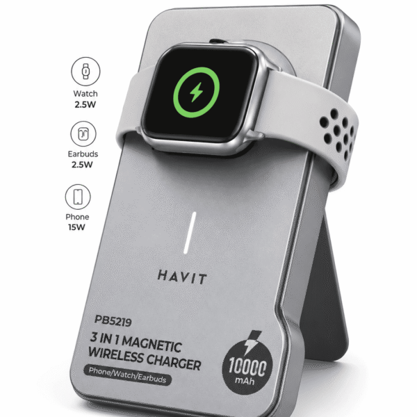 Havit PB5219 3-in-1 Magnetic Wireless Charger